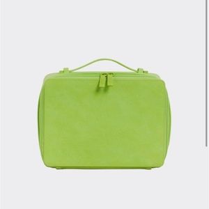 NWT Beis THE COSMETIC CASE in Citron